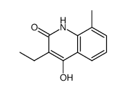2(1H)-Quinolinone,3-ethyl-4-hydroxy-8-methyl-(9CI) picture