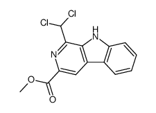 methyl 1-(dichloromethyl)-9H-β-carboline-3-carboxylate Structure