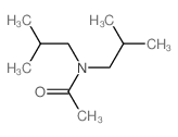N,N-bis(2-methylpropyl)acetamide structure