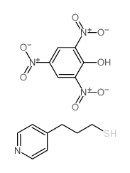 3-pyridin-4-ylpropane-1-thiol; 2,4,6-trinitrophenol Structure