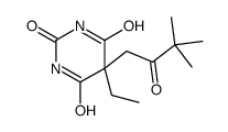 5-(3,3-dimethyl-2-oxobutyl)-5-ethyl-1,3-diazinane-2,4,6-trione Structure