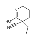 3-ethyl-2-oxopiperidine-3-carbonitrile Structure