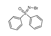 S,S-diphenyl-N-bromosulfoximine Structure