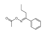n-butyrophenone oxime acetate Structure