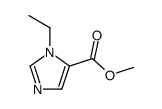 methyl 1-ethyl-1H-imidazole-5-carboxylate结构式