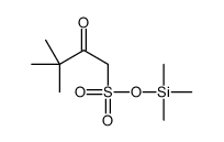 trimethylsilyl 3,3-dimethyl-2-oxobutane-1-sulfonate结构式