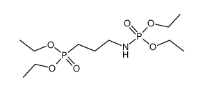 diethyl (3-(diethoxyphosphoryl)propyl)phosphoramidate Structure