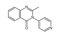 2-METHYL-3-(PYRIDIN-4-YL)QUINAZOLIN-4(3H)-ONE结构式