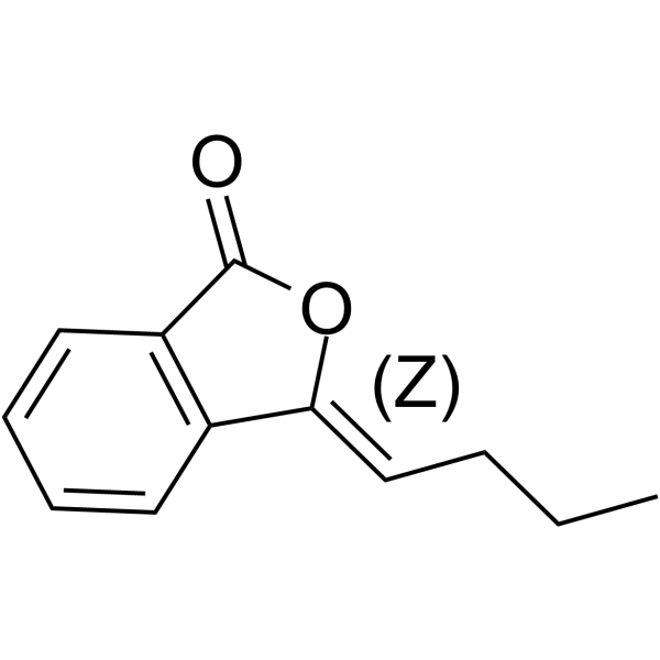 Z-亚丁基苯酞结构式