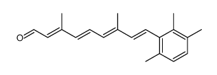 (2E,4E,6E,8E)-3,7-dimethyl-9-(2,3,6-trimethylphenyl)-2,4,6,8-nonatetraenenal结构式