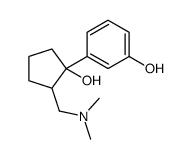 3-[2-[(dimethylamino)methyl]-1-hydroxycyclopentyl]phenol structure