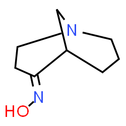 1-Azabicyclo[3.3.1]nonan-4-one,oxime(9CI) structure