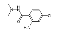 amino-2 chloro-4 N2,N2 dimethylbenzohydrazide Structure