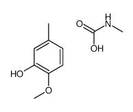 2-methoxy-5-methylphenol,methylcarbamic acid结构式