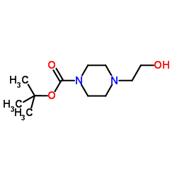 叔丁基-4-(2-羟乙基)哌嗪-1-羧酸酯结构式