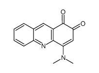 dimethylamino-4 acridinedione-1,2 Structure