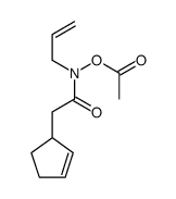 [(2-cyclopent-2-en-1-ylacetyl)-prop-2-enylamino] acetate Structure