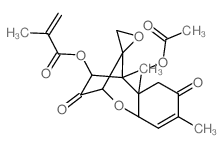 Trichothec-9-ene-3,8-dione,15-(acetyloxy)-12,13-epoxy-4-[(2-methyl-1-oxo-2-propenyl)oxy]-, (4b)- (9CI) structure