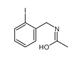 N-[(2-iodophenyl)methyl]acetamide Structure