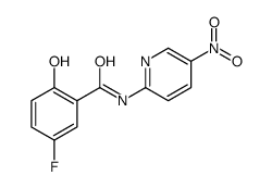 5-fluoro-2-hydroxy-N-(5-nitropyridin-2-yl)benzamide Structure