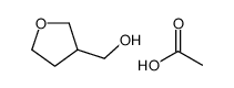 acetic acid,oxolan-3-ylmethanol结构式