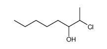 2-chloro-octan-3-ol Structure