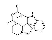 (20Ξ)-20-hydroxy-aspidospermidine-3β-carboxylic acid lactone Structure