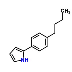 2-(4-Butylphenyl)-1H-pyrrole Structure