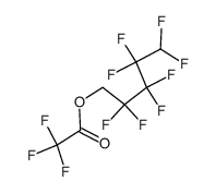 1,1,5-trihydroperfluoroamyl trifluoroacetate Structure