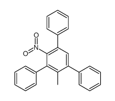 2-methyl-4-nitro-1,3,5-triphenylbenzene Structure