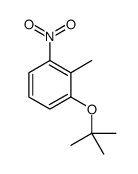 Benzene, 1-(1,1-dimethylethoxy)-2-methyl-3-nitro- (9CI) Structure