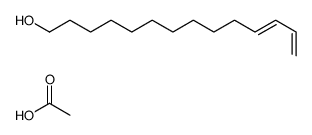 acetic acid,tetradeca-11,13-dien-1-ol Structure