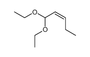 (Z)-1,1-Diethoxy-2-penten Structure