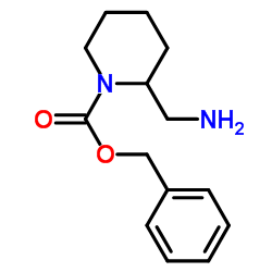 1-CBZ-2-哌啶甲胺结构式