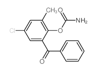 Methanone,[2-[(aminocarbonyl)oxy]-5-chloro-3-methylphenyl]phenyl- structure