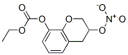Carbonic acid ethyl 3-nitrooxychroman-8-yl ester结构式