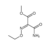 methyl 3-amino-2-ethoxyimino-3-oxopropanoate结构式