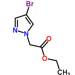 Ethyl (4-bromo-1H-pyrazol-1-yl)acetate structure