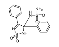 1,1-dioxo-3,4-diphenyl-3-(sulfamoylamino)-2H-1,2,5-thiadiazole Structure