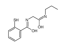 N-[2-oxo-2-(propylamino)ethyl]-2-sulfanylbenzamide Structure