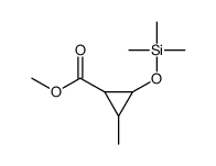 METHYL (2-METHYL-3-TRIMETHYLSILOXYCYCLOPROPANE-CARBOXYLATE) structure