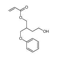 [4-hydroxy-2-(phenoxymethyl)butyl] prop-2-enoate Structure