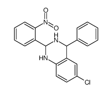 6-chloro-2-(2-nitrophenyl)-4-phenyl-1,2,3,4-tetrahydroquinazoline Structure