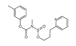 (3-methylphenyl) N-methyl-N-(3-pyridin-2-ylpropoxysulfinyl)carbamate Structure