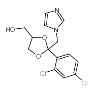 2-(2,4-二氯苯基)-2-(1H-咪唑-1-甲基)-1,3-二氧戊环-4-甲醇图片