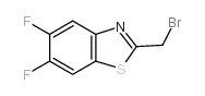 2-(bromomethyl)-5,6-difluoro-1,3-benzothiazole结构式