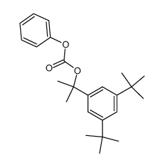 <1-(3,5-Di-tert-butylphenyl)-1-methylethyl>phenylcarbonat结构式