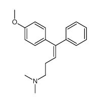 4-(4-methoxyphenyl)-N,N-dimethyl-4-phenylbut-3-en-1-amine结构式