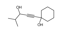 1-(1-hydroxy-cyclohexyl)-4-methyl-pent-1-yn-3-ol Structure