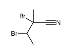 2,3-dibromo-2-methylbutanenitrile结构式